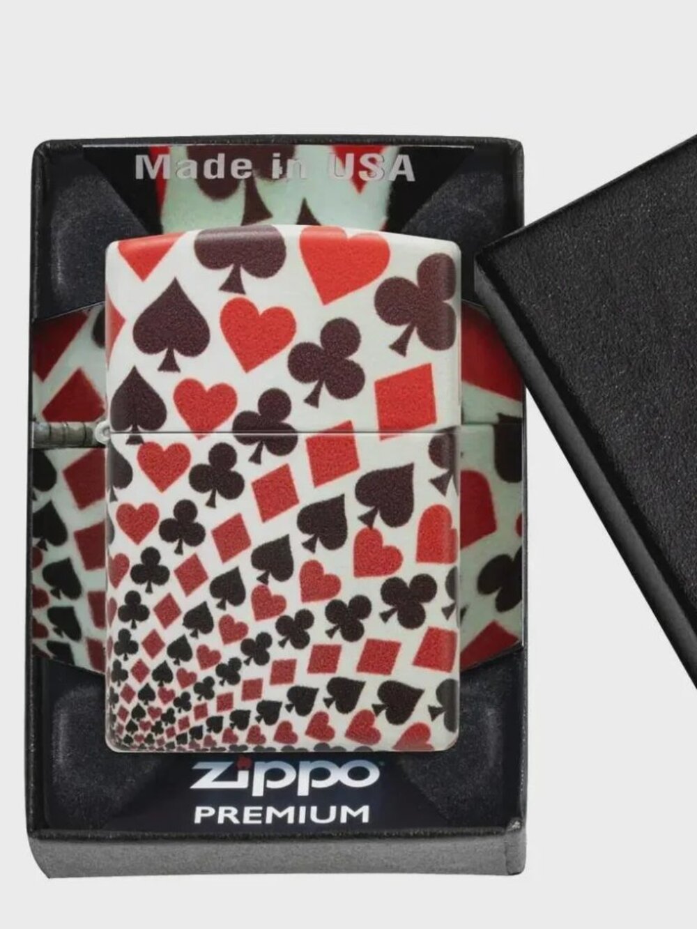 Cards Design 540 Multi-Sided Zippo Lighter